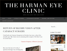 Tablet Screenshot of harmaneyeclinic.com